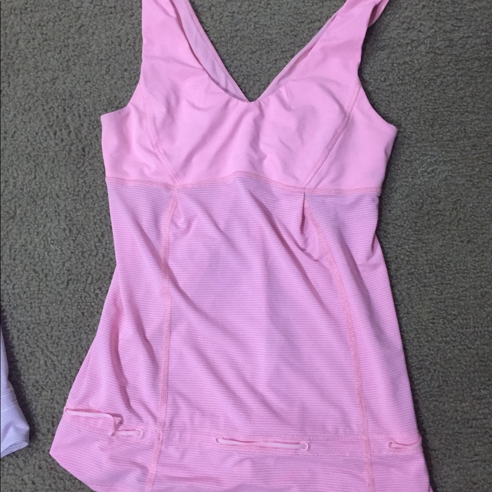 Hot pink Lululemon tank